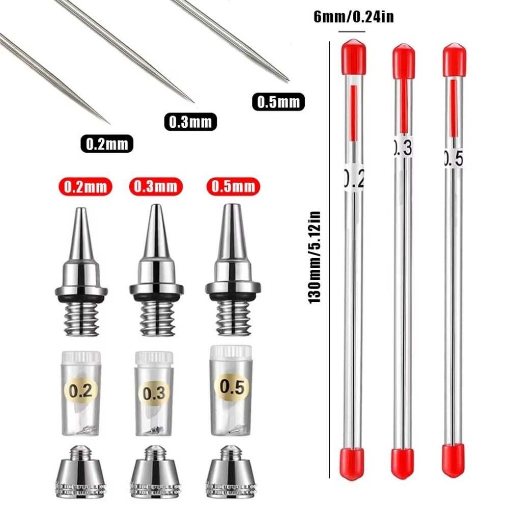 Сменная насадка для аэрографа, защитная игла, набор инструментов для обслуживания аэрографа