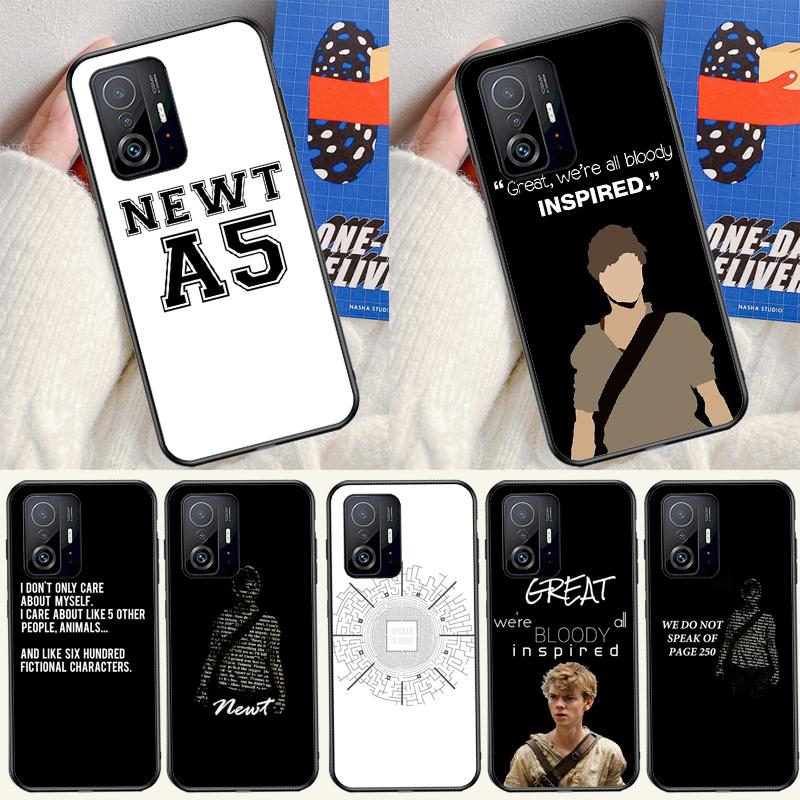 Чехол 'Бегущий в лабиринте' Цитаты для Xiaomi 14T Pro 13T 11T 12T 13 14 15 Ultra POCO X7 Pro X3 X5 X6 F5 F6 M6 Pro