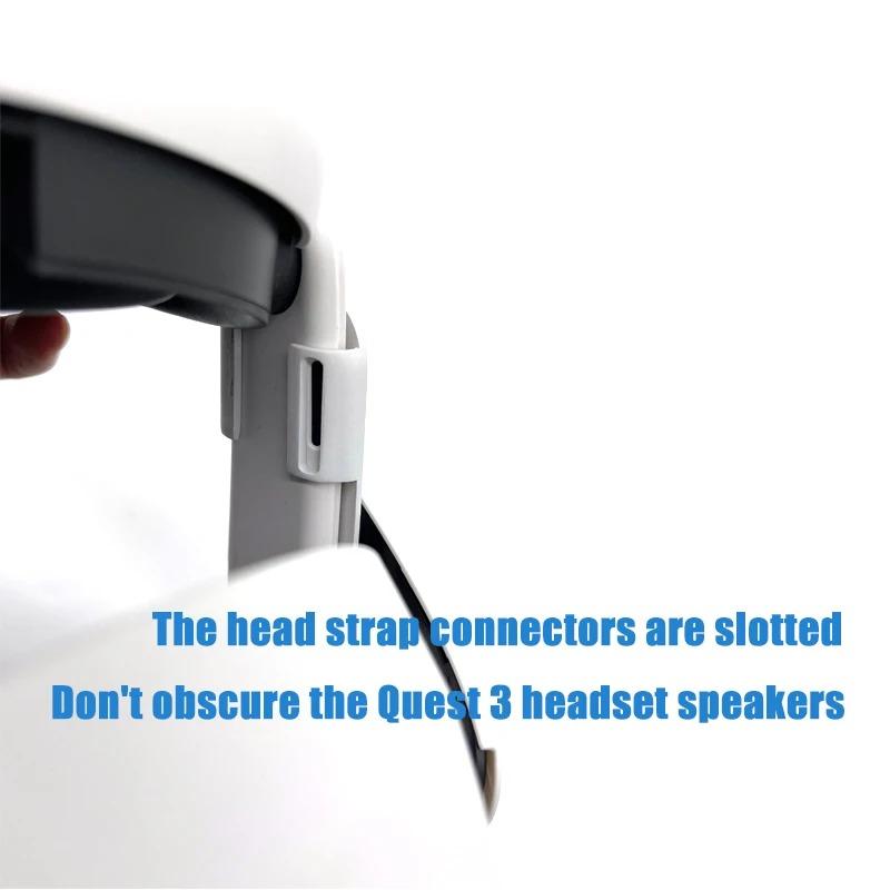 Новый ремешок на голову для Meta Oculus Quest 3 Ремешок Halo Регулируемый удобный ремешок на голову Quest 3 для Oculus Quest Аксессуары Головные уборы Эргономичный комфорт