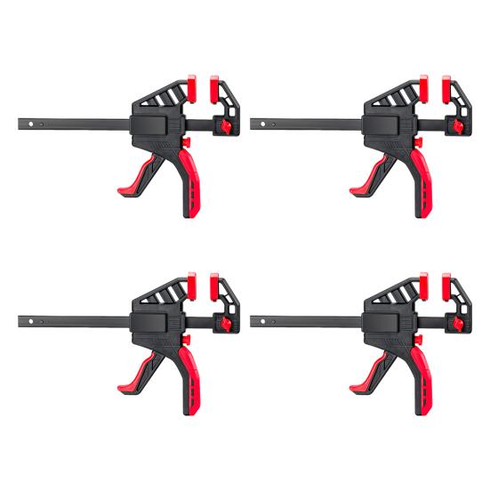 Зажим для деревообработки с эргономичной ручкой, многоцелевой, для работы одной рукой, быстрозажимной зажим, ручной инструмент для проектов «сделай сам»