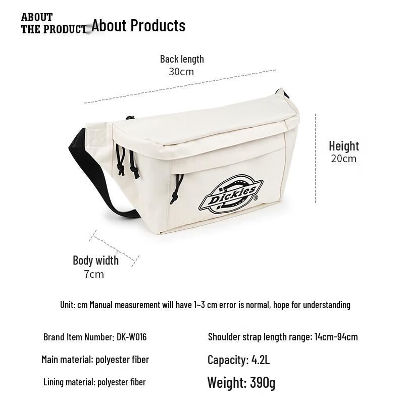 Мужская повседневная спортивная сумка через плечо Dickies