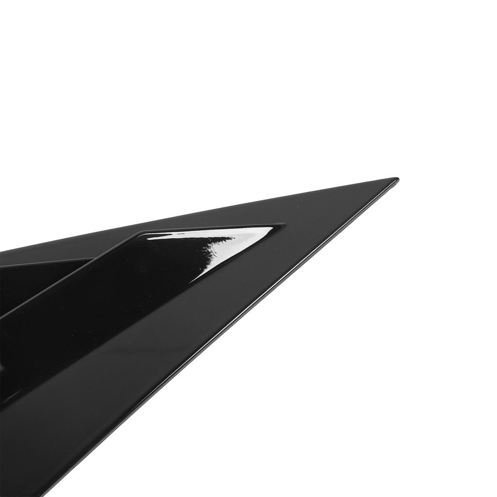 2Pcs Rear Side Window Louver Cover Left Right Impact Proof Sporty Look Rear Window Air Vent Scoop Sh