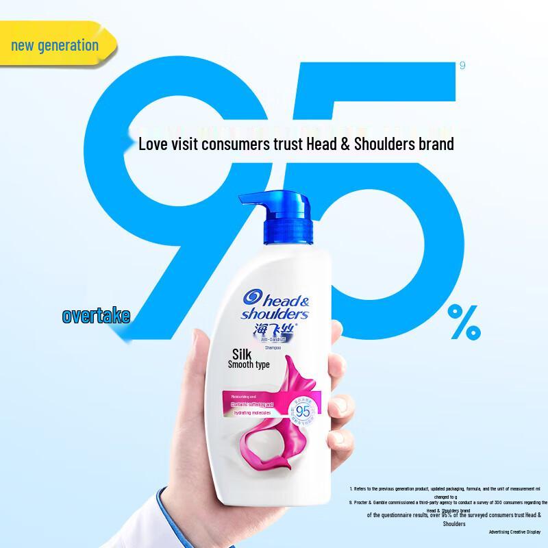 Head & Shoulders Silk Smooth Anti-Dandruff Shampoo Twin Pack