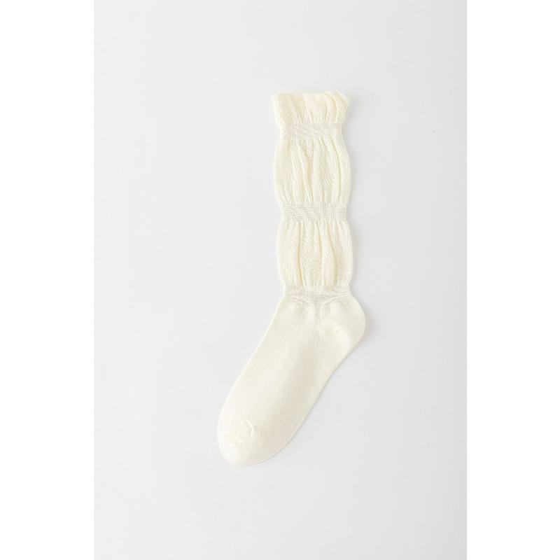 Женские осенне-зимние однотонные милые носки из хлопка с кружевом-пузырьками до икры