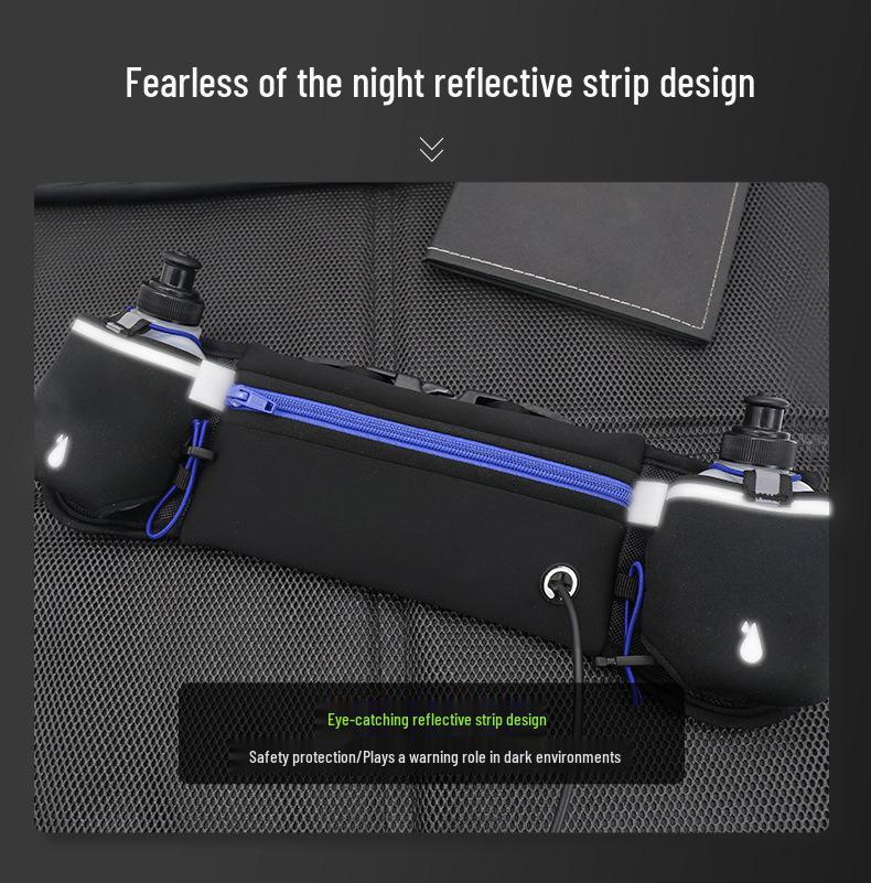 Многофункциональная поясная сумка для бега с держателем для бутылки с водой для занятий спортом на открытом воздухе