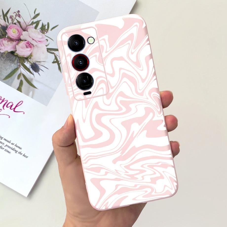 Для Tecno Camon 18 18i 18P 18 Premier Чехол Милый Кот Цветок Мультяшки Обложка Для Camon18 Premier Чехол для Телефона Camon18P Мягкий Funda Сумка