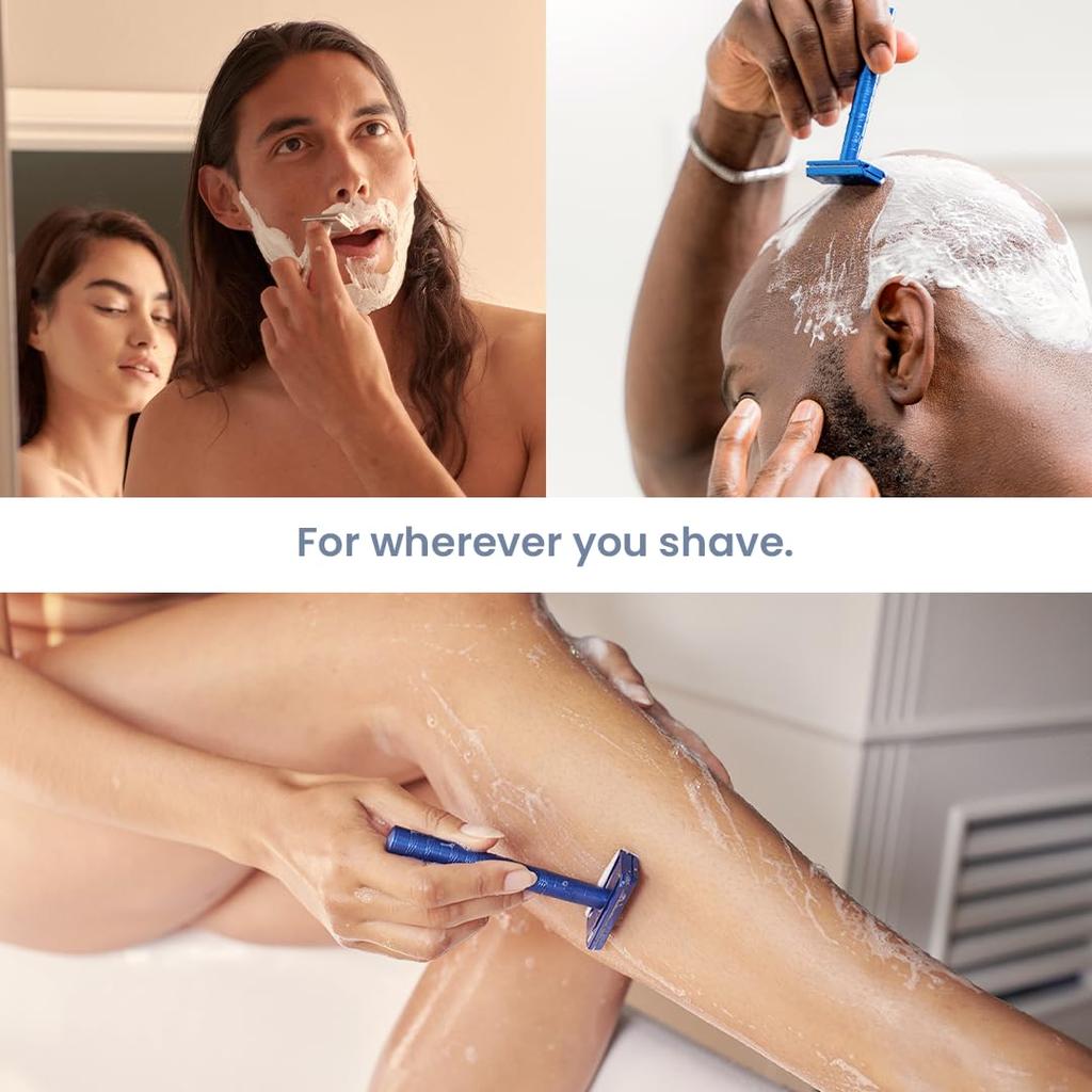 Genuine HENSON Shaving AL13 Mild with 5 Replacement Durable and Provides a Close Shave While Minimizing Skin Shaver, (Copper), Blades, Entry-Level