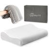 Nemuzo Pillow for Stiff Shoulders and Neck Pain, Height Adjustable, 10-Year Durability, Fully Washable, Heat-Retaining, Easy Breathing, Daily