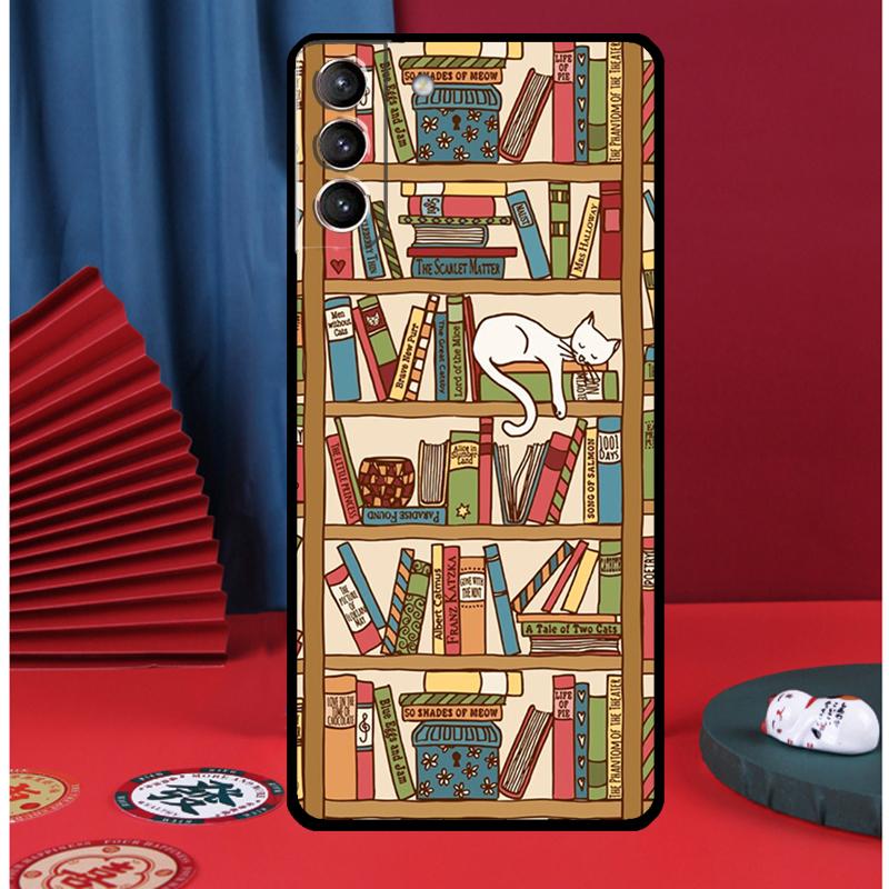Иллюстрация «Читать книги» Чехол для телефона Для Samsung Galaxy S24 Ultra S9 S10 S20 FE S21 S22 S23 Plus S25 Ultra Задняя крышка