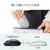 Sanwa Direct Bluetooth Fast Gray Mouse, Slim, Quiet, Rechargeable, Type-C, Charging, Multi-Pairing, Lightweight, Portable, (400-MABT178GYN)
