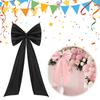Большой бант на стену Тематические украшения для вечеринки Гигантский бант Декор из ленты Большой бант Подвесной бант-бабочка для вечеринки Свадебный фотореквизит Декор