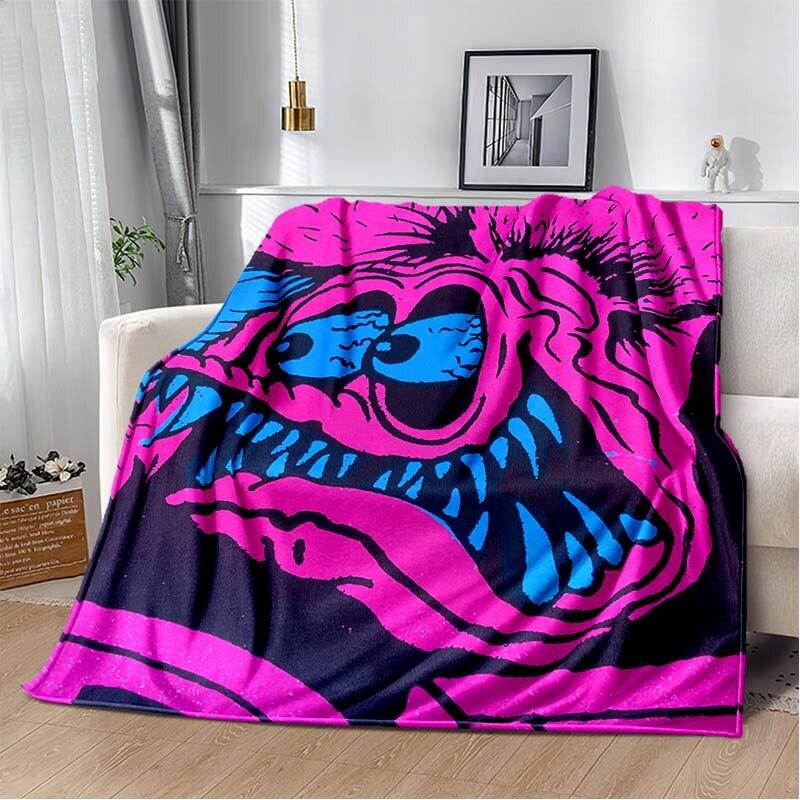 Одеяло с рисунком крысы Финка, пододеяльник для дивана, дорожное постельное белье, фланелевое одеяло, покрывало, одеяло для пикника