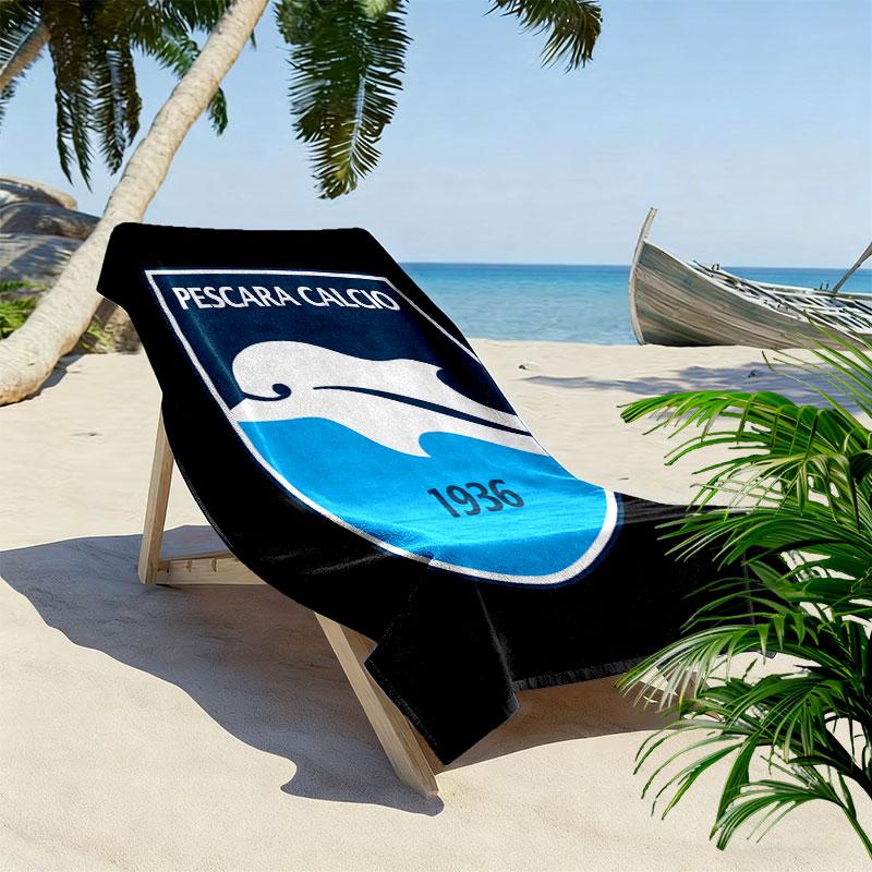 Delfino Pescara 1936 Print Beach Towel, Large Soft Quick Dry Towel for Beach Camping Swimming