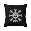 Viking Compass Vegvisir Square Pillowcase Cushion Cover Pillow Case Throw Pillow Cover for Home Bedroom Car