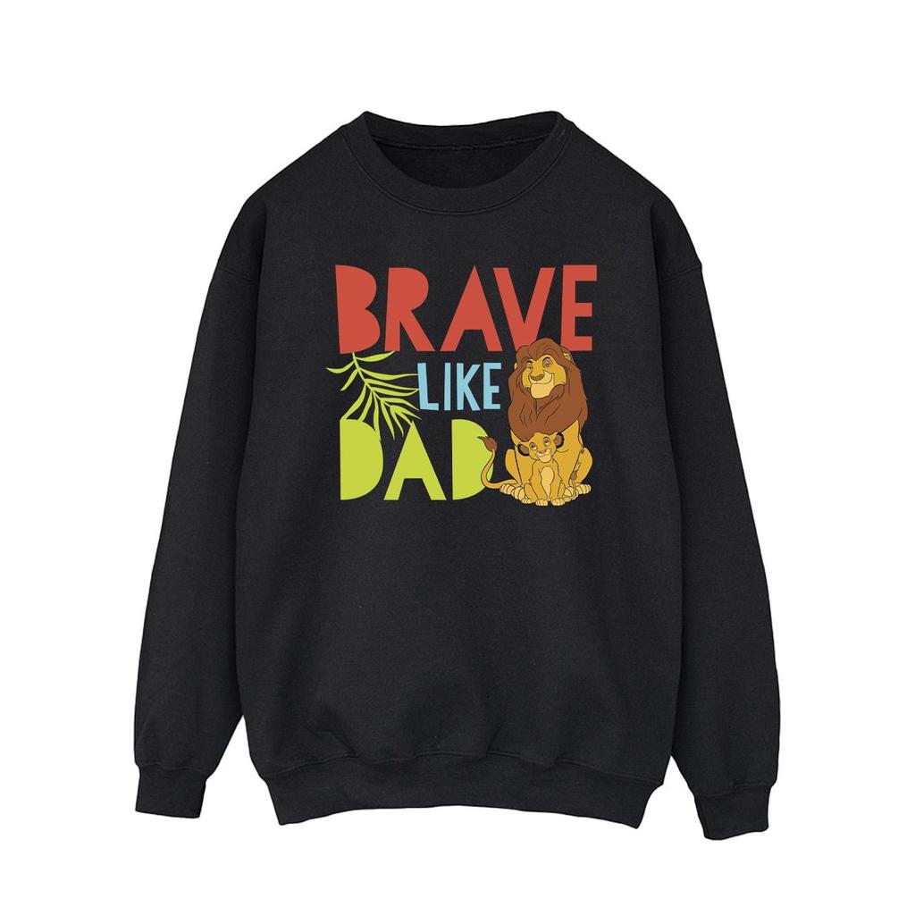Disney Mens The Lion King Brave Like Dad Sweatshirt