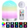Пульт управления RGB Цветной Ночник Автоматическое Выключение Детская Спальня USB Перезаряжаемый Ночной Светильник