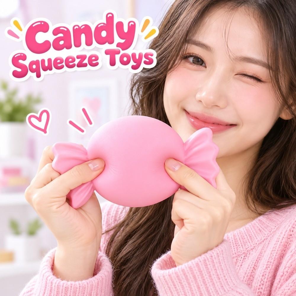 Plasticity Candy Squeeze Toys Super Soft Realistic Candy Pinch Candy Squishy Toy Home Decoration