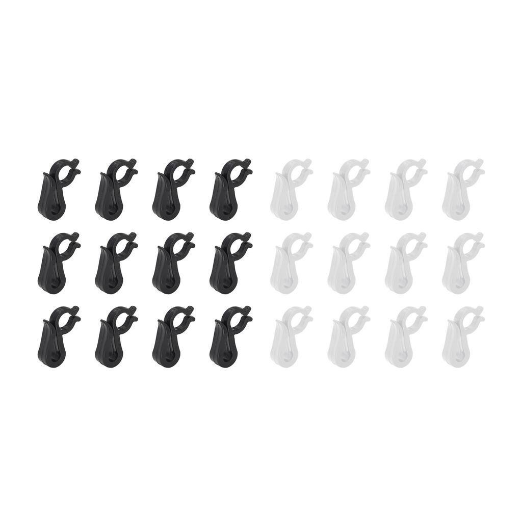 120 Pcs Christmas Light Clips Reusable Waterproof Plastic Outdoor Hanging Christmas Light Clips Holi