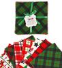 Christmas Theme Print Precut 5-inch Cotton Fabric Quilting Squares Charm Pack DIY Patchwork Sewing