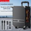 Портативная Bluetooth-колонка для караоке Newmine N518, 8 дюймов, штекер CN (адаптер в комплекте)