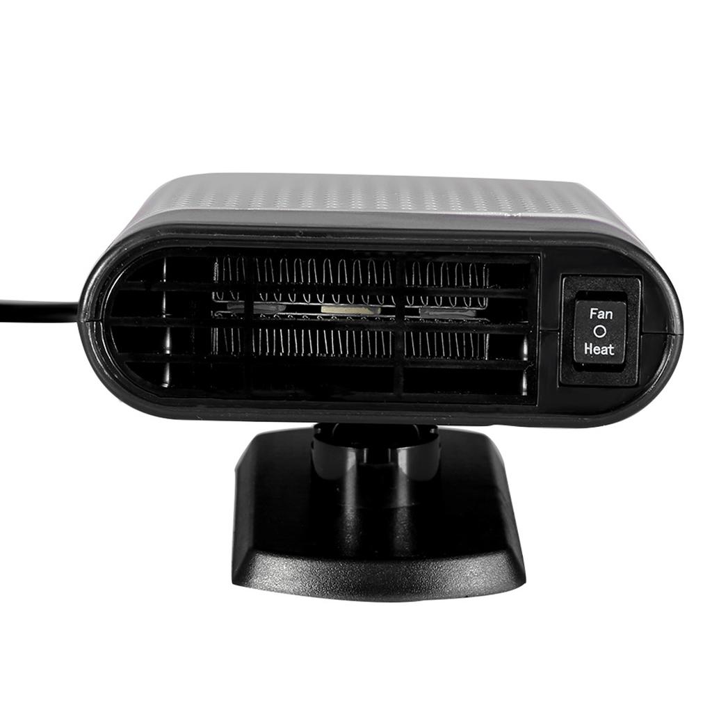 Car 12V Portable Electric Window Heater Heating Dryer Fan Defroster Demister (Red)