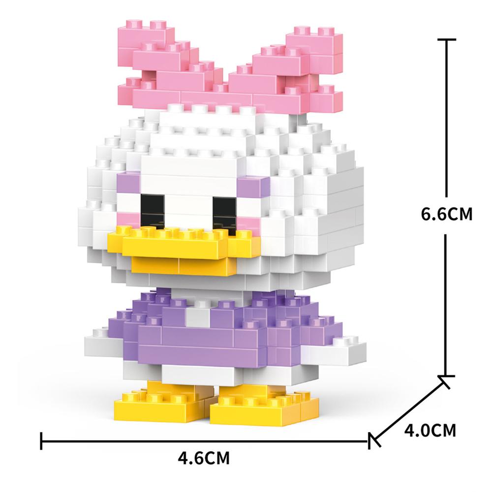 Cartoon Anime Blocks Kuromi My Melody Cinnamoroll Mouse Building Blocks Doll Toy Kids Birthday Gift