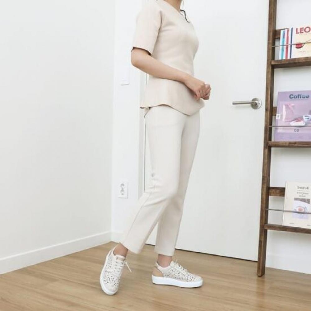 Jisyu Gise Handmade Natural Leather Kuna Punching Sneakers