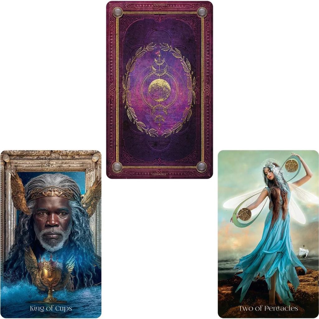 Kancharo Tarot Card Set Women Had Wings Tarot Includes Japanese Tarot Card Instructions Pouch 78-Card [When Deck] & (Authentic)