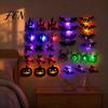 Bat Silhouette Decoration 30Pcs Halloween Wall Decor with LED Light, Glowing Ghost itch Party Decorations Spider Decoration, Spooky Light-Up