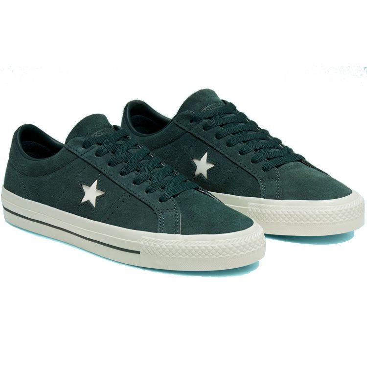 Converse Кеды Cons One Star Pro Ox 'Зеленый Белый' 166024C
