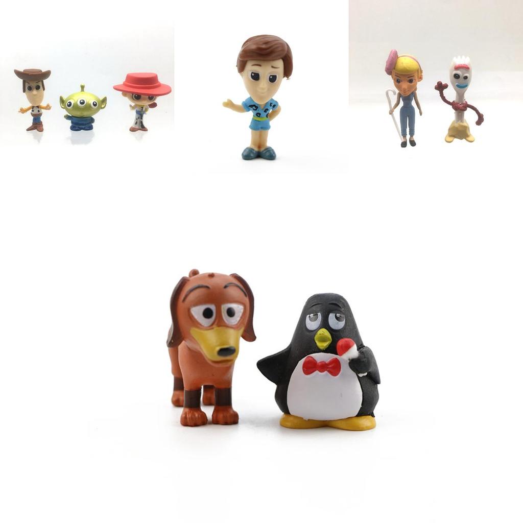 Toy Story 4 Fan-favorite Characters Mini Figures Set Of 17 For Decoration And Play