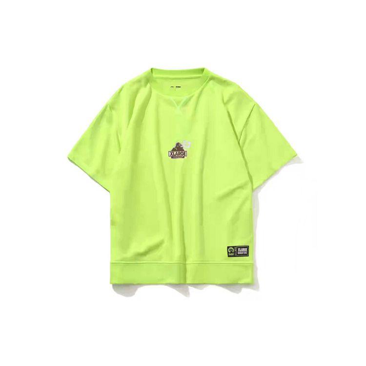 Li-Ning Мужская футболка с короткими рукавами X XLARGE Renew and Breaking, зеленые AHSP531-2