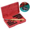 Набор из 38 шт. штампов для пробивки цифр и букв 3 мм AZ 0-9, инструмент для пробивки штампов для кожи с ручкой для пробивки