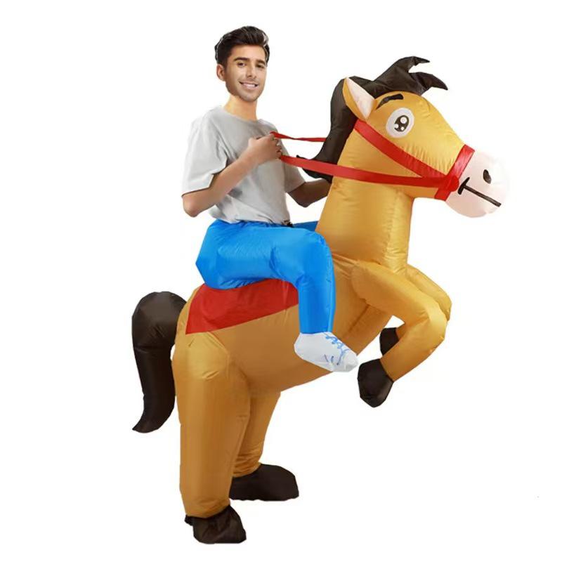 Надувной костюм Злого Клоуна на Хэллоуин и Рождество - Необычный и Забавный Костюм-Кукла