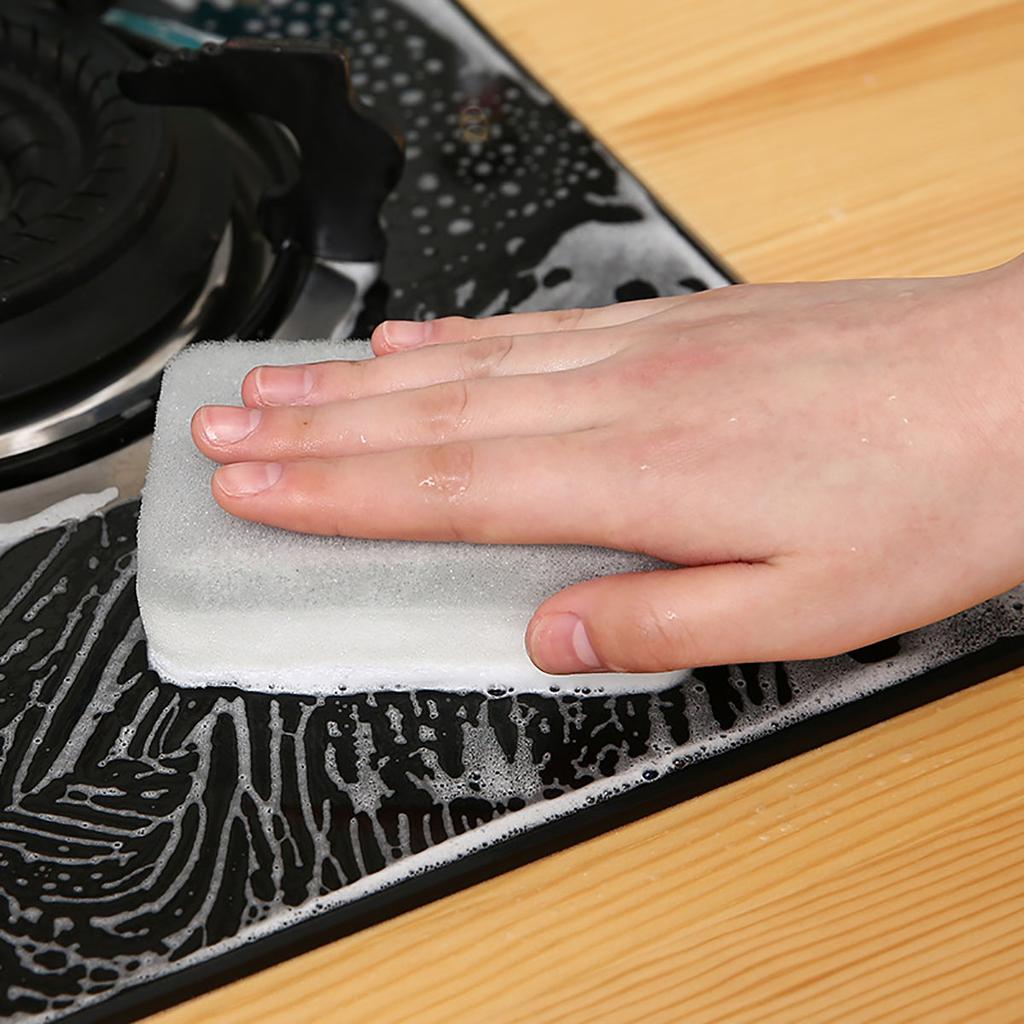 5Pcs Double-sided Cleaning Spongs Household Scouring Pad Kitchen Wipe Dishwashing Sponge Cloth Dish Cleaning Towels Accessories