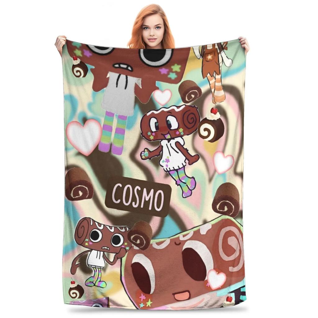 Dandys World Print Blanket for Men and Women Warm Cozy Fluffy Throw Blanket for Bed x Inches Multiple Sizes Available