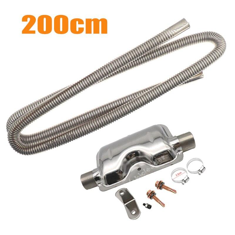 60/100/120/150/200/250/300 см воздушный стояночный обогреватель из нержавеющей стали, выхлопная труба, газовое отверстие для воздушных дизелей, комплект автомобильного обогревателя