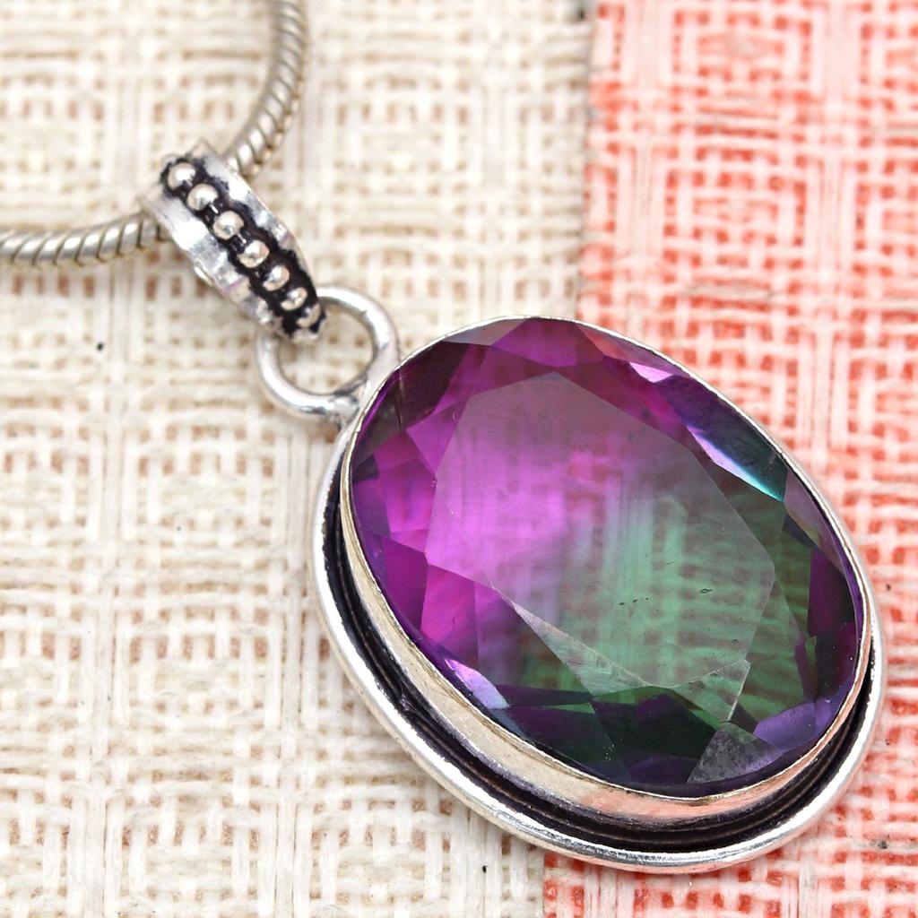 Tourmaline Set Gemstone Gift Wedding Party Bi-Color Pendant,Earring,Ring