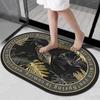 Мультяшный коврик для пола в ванной, диатомовая грязь, быстросохнущий нескользящий ковер, туалет, коврик для туалетной двери, душевой комнаты