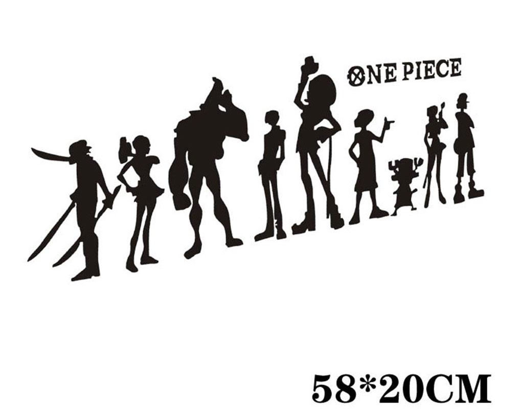 Премиальное качество Цельный Портгас Д. Эйс Наклейка на кузов автомобиля Светоотражающий дизайн для классической привлекательности