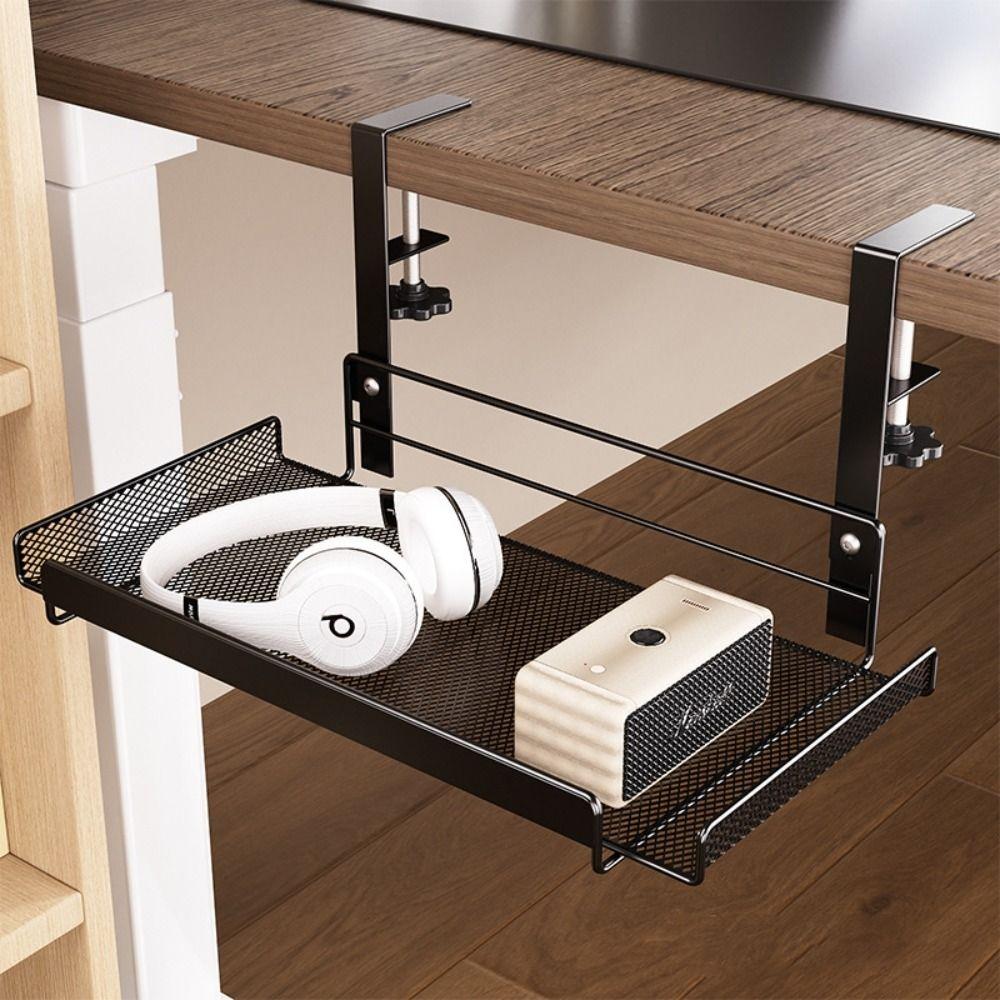 No Drill Cable Management Tray Steel Desk Wire Management New Cable Organizers