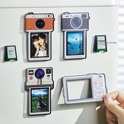 Магниты на холодильник Po Frame Сделай сам Забавные Магнитная фоторамка Po Декор Съемные Креативные Магниты на холодильник