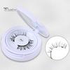 1 Set Magnetic False Eyelashes with Lash Applicator Tool Reusable Single/Double Layer Natural Wispy Fake Lashes Eyelash Clip Women Makeup Tools