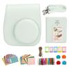 Mini Instant Camera Protective Bag PU Case for Fujifilm Instax Mini 12 with Album Filters Colorful