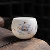 Dehua White Porcelain Gong Xi Teacup