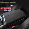 Итальянская Премиум Замшевая Накладка для BMW X5 X6 G05 G06 2019 2020 2021 2022 Автомобильная Центральная Консоль Подлокотник Коврик Внутренняя Отделка Аксессуары