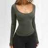 Long-sleeved T-shirt for Women 2025 Autumn and Winter Fashionable and Versatile