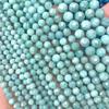 Амазонит Граненые Круглые Бусины для DIY Ювелирных Изделий