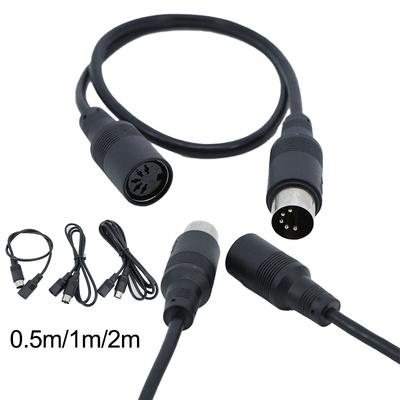 Кабель 0.5М 1М 2М Din 5pin папа-мама Кабель-удлинитель MIDI MIDI 5-контактный DIN MAudio MIDIAT Адаптер для MIDI-клавиатуры