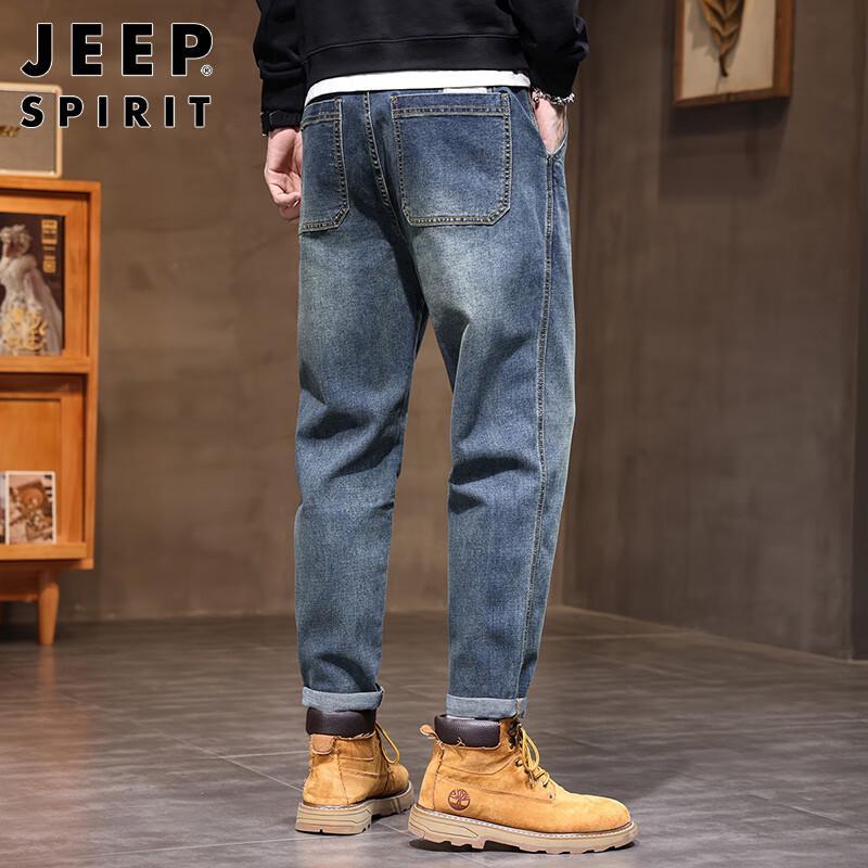 Джинсы мужские джинсовые прямого кроя JEEP SPIRIT